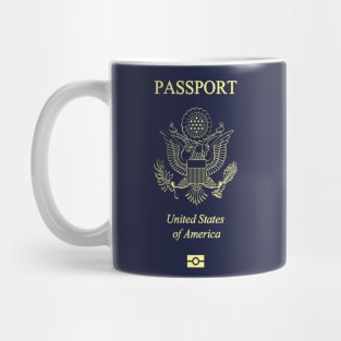 United States passport Mug